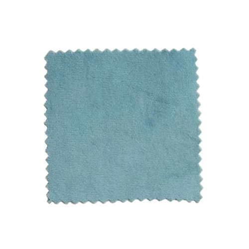 próbka welur jasny niebieski nie wchłania wody przetestuj przed zakupem mebli i dodatków dla dzieci